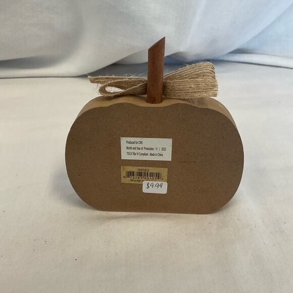 The Hearthside Collection - Autumn Blessings Chunky Pumpkin - Picture 3 of 4